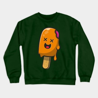 Cute Died Popsicle Melting Cartoon Crewneck Sweatshirt